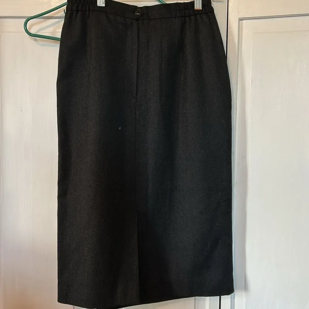 Wool Pencil Skirt - Size 4